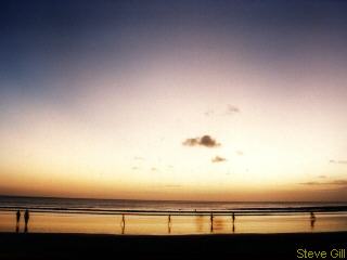  [Pic: Sunset on the

 beach]